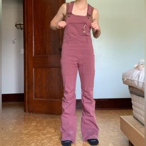 Burton Avalon Bib Snow Pants XS Rose Brown